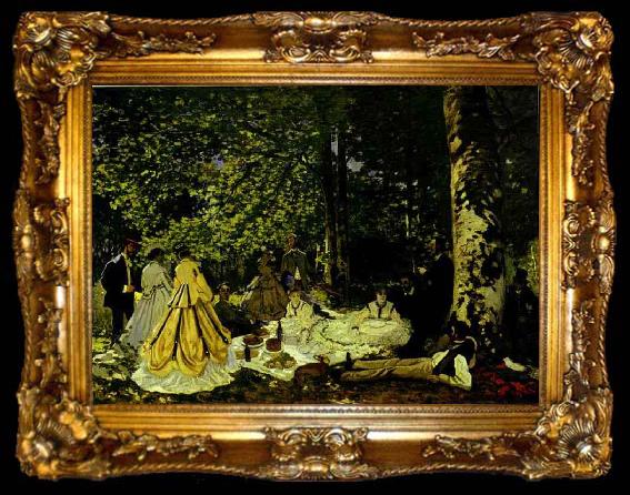 framed  Claude Monet Le dejeuner sur l herbe, ta009-2